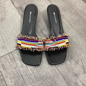 Details Beaded Kitten Heels Size 7.5B